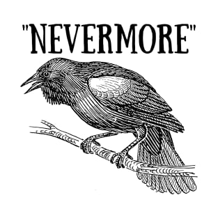 Raven Nevermore Allan Poe mug shirt gift by @solistrevinho T-Shirt