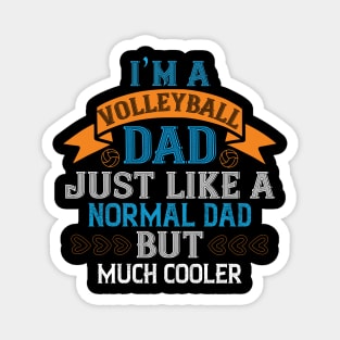 Cool Volleyball Dad Magnet