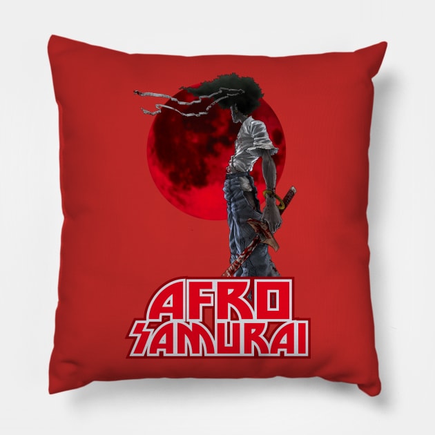 Afro Samurai Pillow by Ringseek