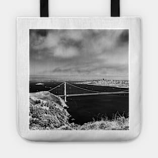 The View From Hawk Hill - 75th Anniversary of the Golden Gate Bridge Tote