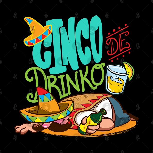 Cinco de Drinko Cinco de Mayo Party Mexican May 5th by Beautiful Butterflies by Anastasia