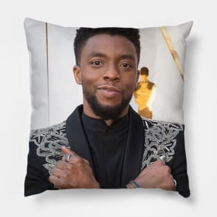 Chadwick Boseman (Wakanda Forever Polaroid) Pillow