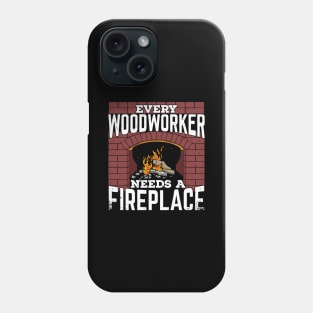 Every Woodworker Needs A Fireplace Phone Case