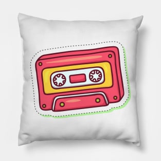 Cassette tape Pillow