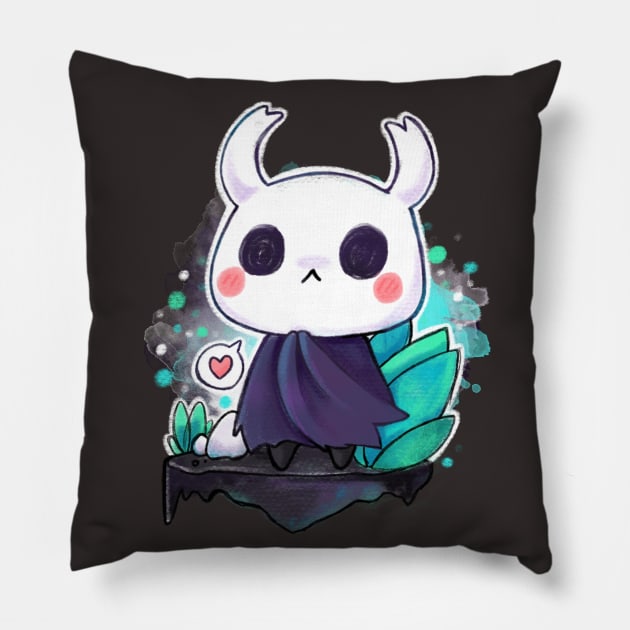 Hollow Knight chibi Pillow by linkitty