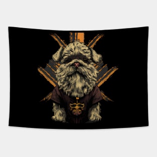 Affenpinscher Sencil Artwork Tapestry