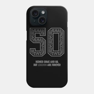 Robinson Basketball Legends "The Admiral" 50 Phone Case