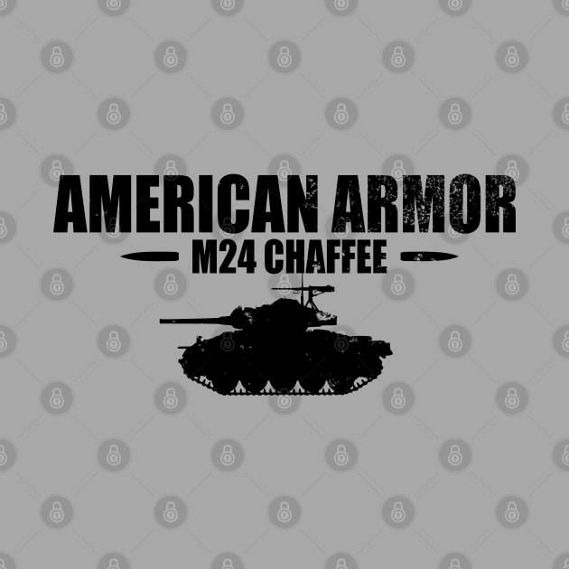 WW2 M24 Chaffee Tank (distressed) by TCP