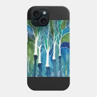 Fantasy Forest in Watercolor Phone Case