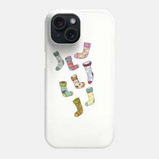 Colorful socks for colorful days Phone Case