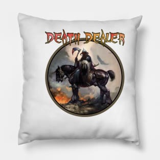 Death Dealer (Black Print) Pillow