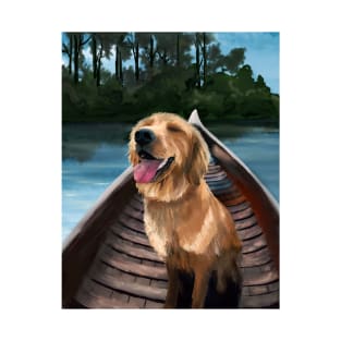 Golden Retriever Livin' the Life` T-Shirt