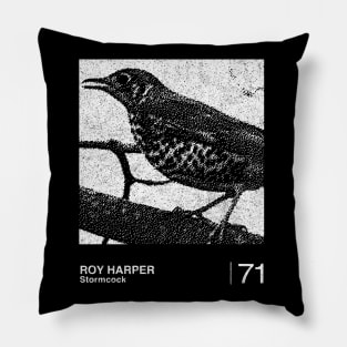 Roy Harper / Minimalist Graphic Artwork Design Pillow