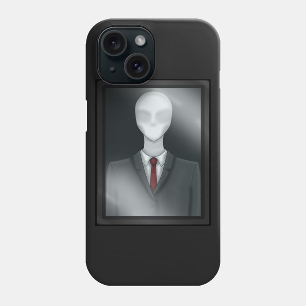 Slenderman Phone Case by desireatin