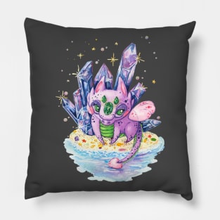 Crystal dragon Pillow