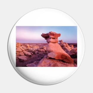 Rock Formations Bisti Badlands Pin