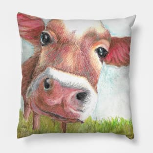 Farmland Cow Pillow