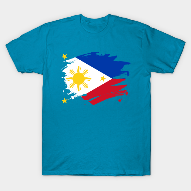 Philippines Paint Splatter Flag - Filipino Pride Design - Philippines ...