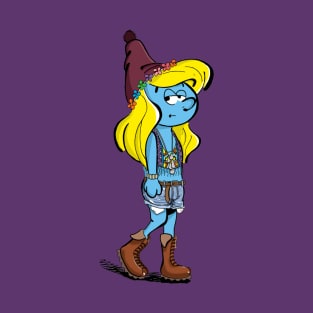 Hipster Smurfette T-Shirt