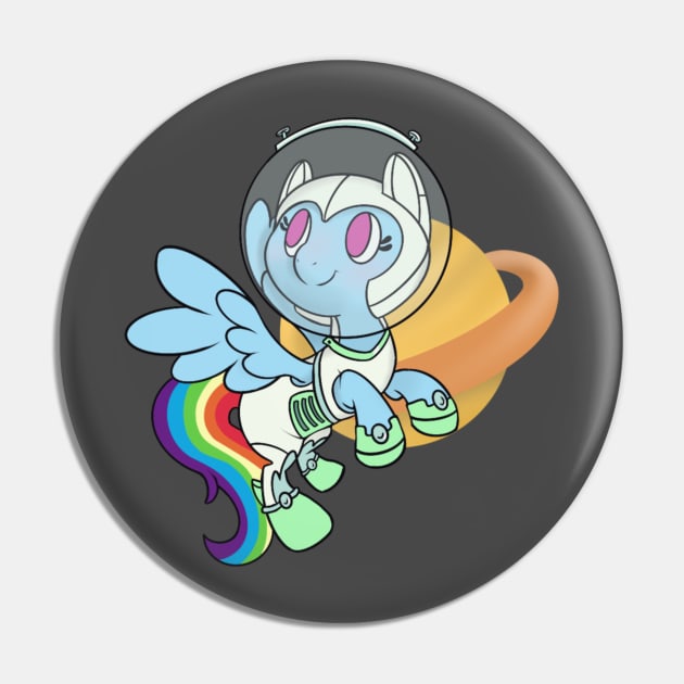 Space Dash Pin by AmyNewBlue