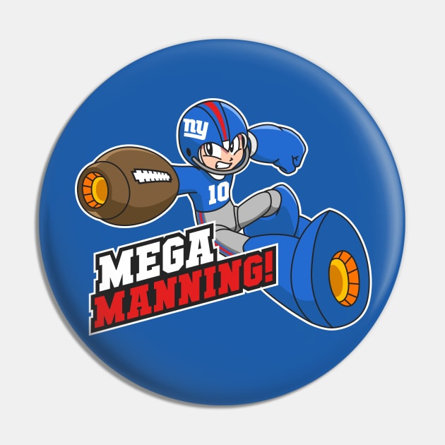 Mega Manning Eli Pin by Carl Cordes