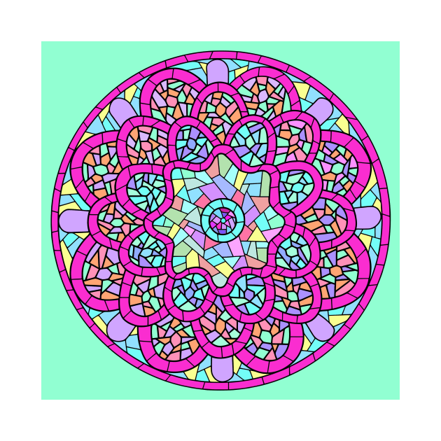 Circle Mandalas 94 (Style:3) by luminousstore