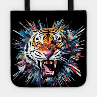 Tiger Animal Freedom World Wildlife Wonder Abstract Tote