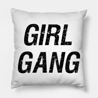 Girl Gang 1 - Minimal Feminist Typography Pillow