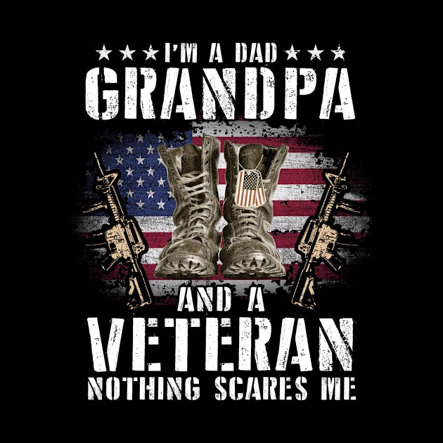 I'm A Dad Grandpa Funny Veteran Father's Day by webster