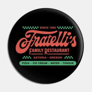 Fratelli's Restaurant Goonies Astoria Oregon Pin