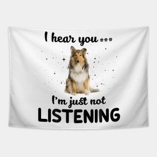 Rough Collie I hear you ... I am just not listening Tapestry