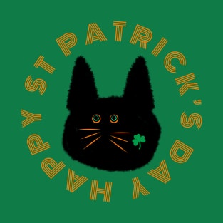 St Patrick’s Shamrock Cat T-Shirt