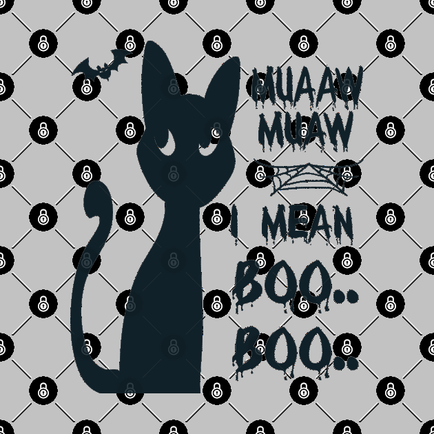 Halloween Cat- Muaaw Muaw, I mean Boo Boo by ArtfulDesign