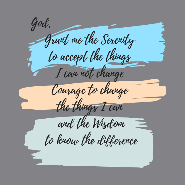 Serenity Prayer by Gifts of Recovery