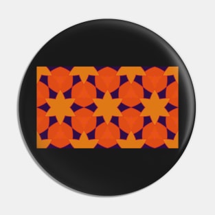 retro seventies style geometrical pattern Pin