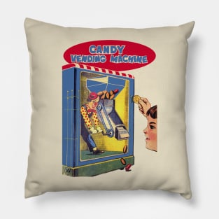 1930 Vintage Candy Vending Machine Pillow