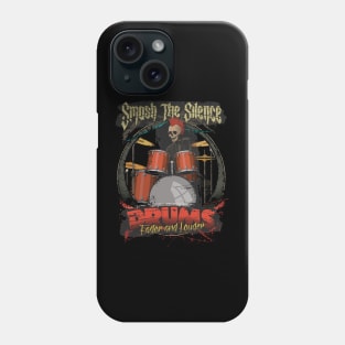 Punk Drummer Old School Vintage Phone Case