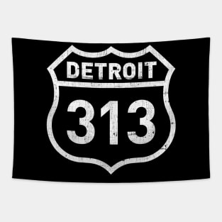 Detroit 313 Tapestry