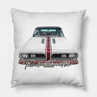 1967 Plymouth Barracuda Formula S Convertible Pillow