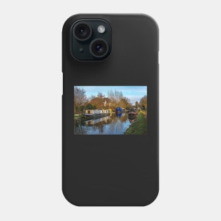 Moorings Above Aldermaston Lock Phone Case