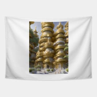 The Grand Temple of Flowers The Empress' Swirling Garden The Temple of Truth Is White Parnassus Tapestry