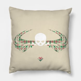 Skull & Tribal Wings: Hipster Pillow