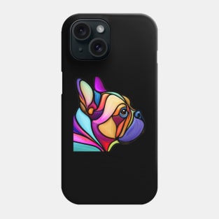 Colorful Art Deco French Bulldog Phone Case