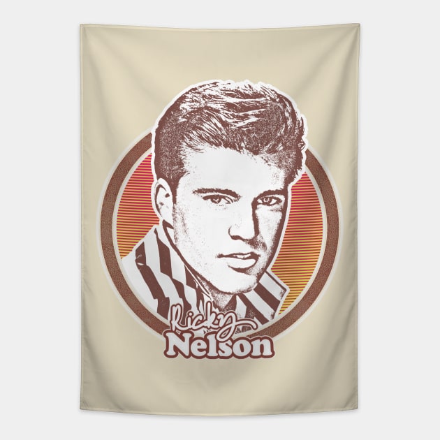 Ricky Nelson / 50s Retro Rock & Roll Aesthetic Tapestry by DankFutura