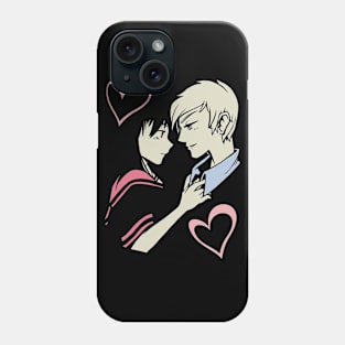 Romantic Lovers Couple Hearts Anime Cartoon Girlfriend Gift Phone Case