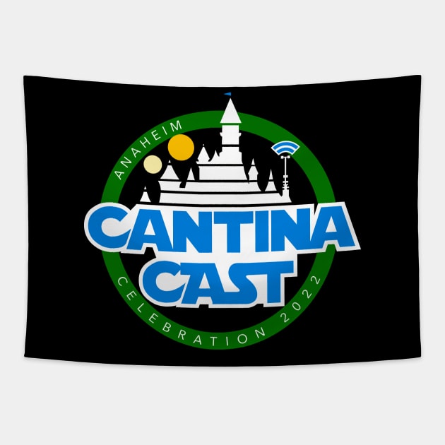 LIMITED Cantina Cast Celebration 2022 Logo - Green Band Tapestry by Cantina Cast