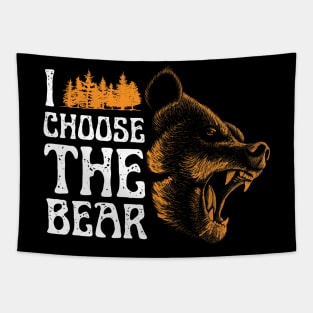 I Choose The Bear Tapestry