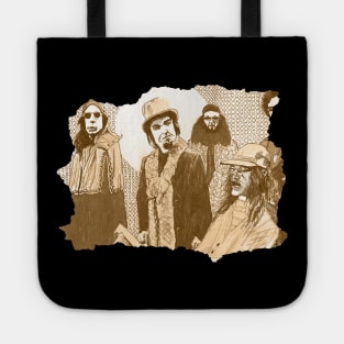 Avant-Garde Sound Odyssey Magics Band Vintage Sonic Fashion Tote