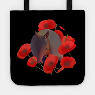 Armadillo & Poppies Tote