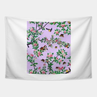 Chinoiserie Purple Tapestry